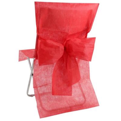 SANTEX Housse de Chaise avec Noeud Rouge
