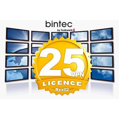 Bintec licence 25 vpn sup. pour série rxx02