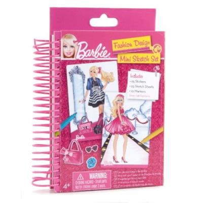 Barbie Mini Fashion Sketch Book
