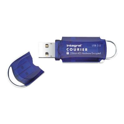 Integral Courier FIPS 197 Encrypted USB 3.0 - clé USB - 64 Go