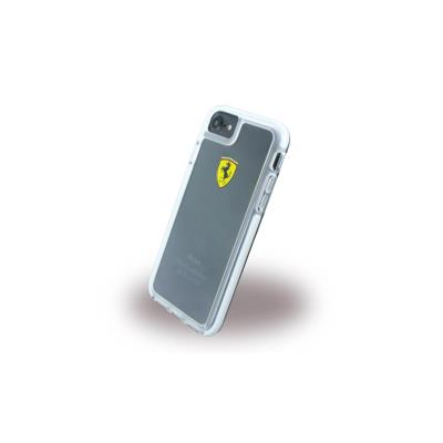 Coque antichoc iPhone 7 Ferrari Racing transparente