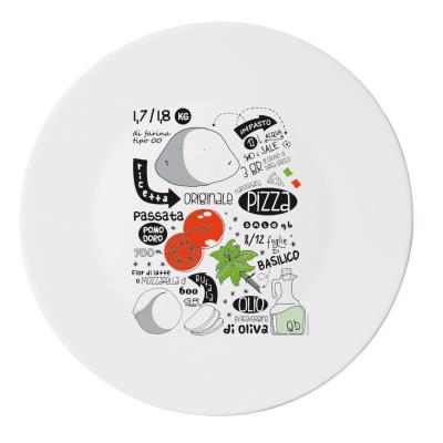 Bormioli Luigi - Set 4 Assiettes Pizza 33 Cm Assorties