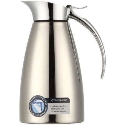 Emsa 502488 eleganza pichet isotherme, fermeture easy open, acier inoxydable, 0,6l