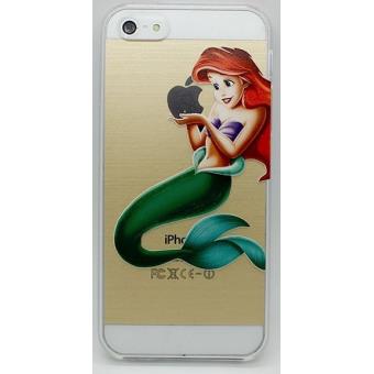 Coque Iphone 5 IPHONE 5S - Petite sirène Disney - Edition Luxe F - Etui pour téléphone mobile