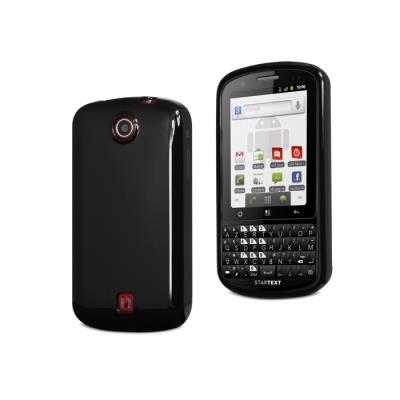Housse minigel noire glossy pour sfr startext 2