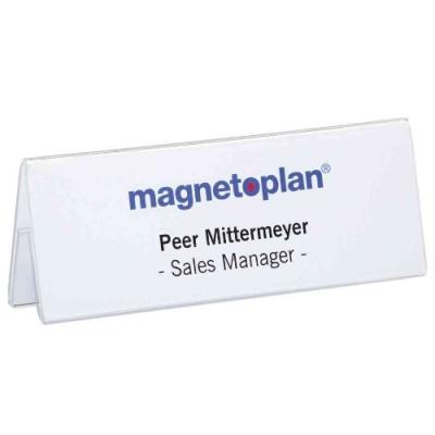 Magnetoplan porte nom de table a4, chevalet, acrylique 43132