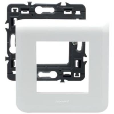 Legrand LEG99672 Plaque support pour 2 modules fixation à griffes Mosaic