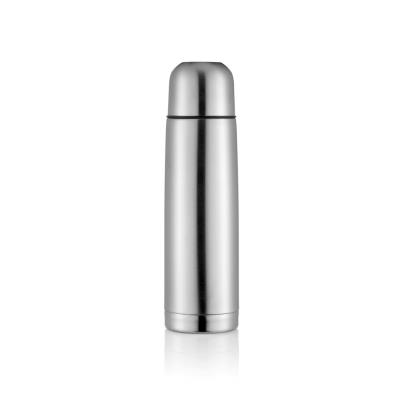 Bouteille thermos en acier inoxydable, argent