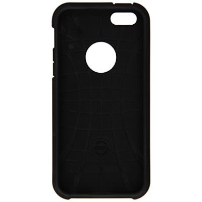 Coque iPhone 5S, Spigen protection [Tough Armor] [Une Ardoise Métallique] Coque protégée par Double Couche extrêm Coque résistante nouvel coque pour iPhone 5S et iPhone 5 - Metal Slate (SGP10490)
