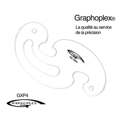 Pistolet en altuglas transparent 14 cm - graphoplex