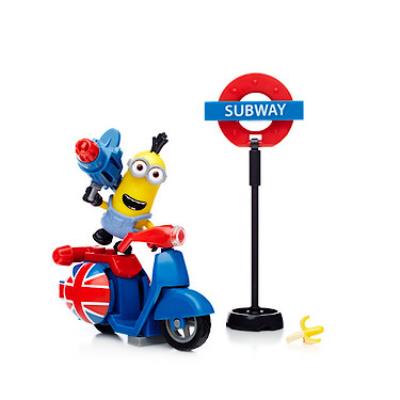 Mega Bloks – CNF52 – Les Minions – Fuite en Scooter