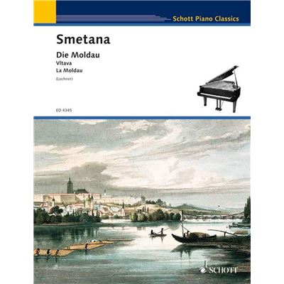 Smetana Bedrich - La Moldau (poème symphonique No2 du cycle Ma Patrie --- Piano