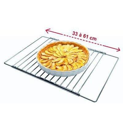 Grille de four universelle extensible de 33 à 61 cm