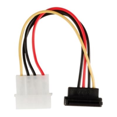 Câble répartiteur dalimentation interne à connecteur molex mâle vers 2x sata 15 broches femelles 0,15 m multicolore valueline
