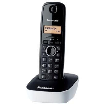 Panasonic KX-TG1611FRW - Téléphone sans fil avec ID d'appelant - DECT\GAP - (conférence) à trois capacité d'appel - blanc