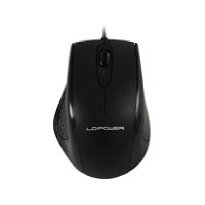 LC Power M710B - muis - USB - zwart