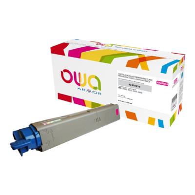 OWA - magenta - gereviseerd - tonercartridge (alternatief voor: OKI 43459330)