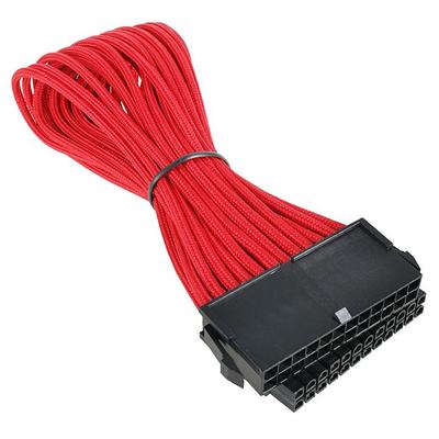 Bitfenix - Alchemy Red - Extension d'alimentation gainée - ATX 24 broches - 30 cm (coloris rouge)