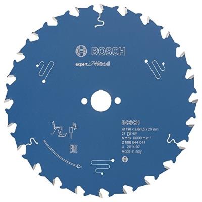 Bosch 2608644044 Lame De Scie Circulaire Expert For Wood 190 X 20 X 2,6 Mm 24