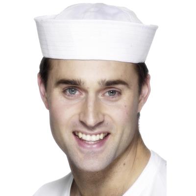 Chapeau marin blanc adulte Taille Unique