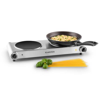 Klarstein Captain Cook² Double plaque à induction ceran infrarouge 2400W -acier