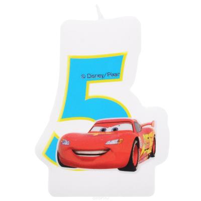 Bougie d'anniversaire Cars : 5 ans Procos