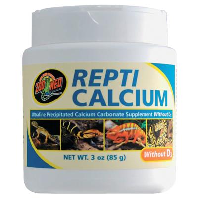 Comparer les prix de Zoomed - Complément de Calcium sans D3 Repticalcium pour Reptiles - 85g