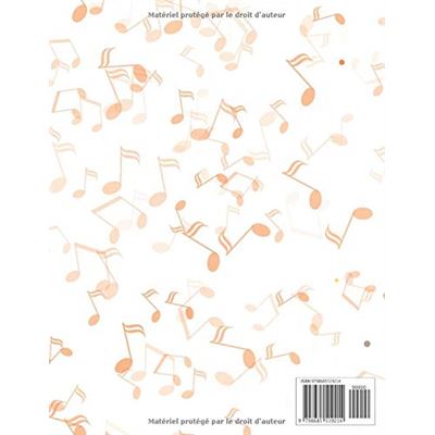 Cahier de musique : Cahier de musique avec portée et carreaux - 110 pages  Format A4 NLFBP Editions - broché - NLFBP Editions - Achat Livre