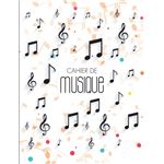 Cahier de musique: 100 pages partition musique avec 12 portées par page -  format 21 x 29,7 cm - Cdiscount Beaux-Arts et Loisirs créatifs