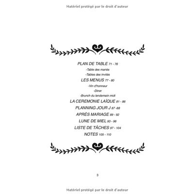 Planificateur de Mariage (Wedding planner Français): Guide à remplir pour  préparer et organiser au mieux de votre jour J sans stress - 110 pages  Format 21 x 28 cm - broché 