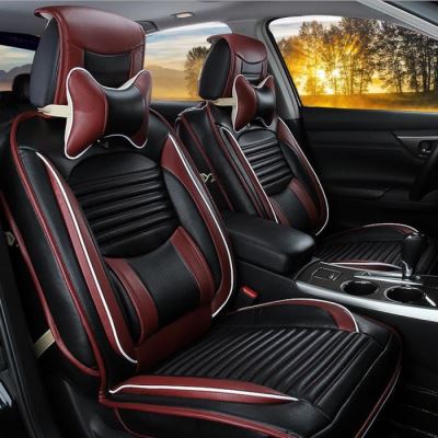 NEUFU Housse de Siège Auto 5 Places Universelle coussins w/oreiller Pour Siège Voiture