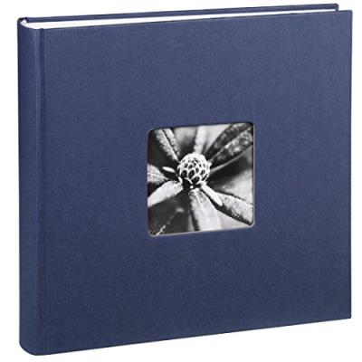 Hama Album Photo Jumbo "Fine Art", 30x30 Cm, 100 Pages Blanches, Bleu
