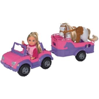 van barbie avec cheval