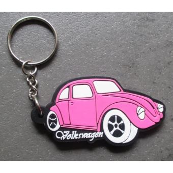 Porte-clés Volkswagen Bus T1 Rose - Vintage, Fun, Neuf, Idée Cadeau - Little Van
