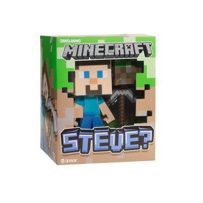 J Nx Minecraft Figurine Vinyle Steve 15 Cm Moyenne Figurine Achat Prix Fnac