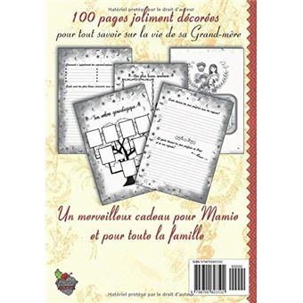 Mamie raconte nous ton histoire : Un cadeau inégalé pour votre Mamie - 98  pages Format 18 x 25 cm NLFBP Editions - broché - NLFBP Editions - Achat  Livre