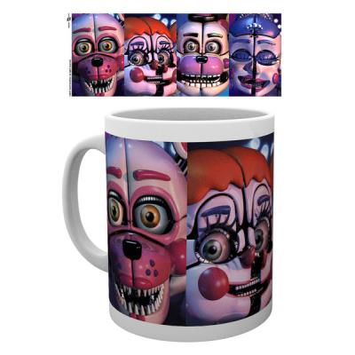 Tasse Five Nights at Freddys Sister Location Faces