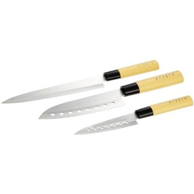 Esmeyer asia set de couteaux poignée plastique coffret cadeau 3 pièces