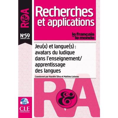 Jeux Et Langue Recherche Et Application