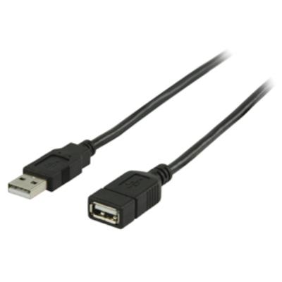 Câble dextension usb 2.0 a mâle vers usb a femelle de 1,00 m valueline vlcp60010b10