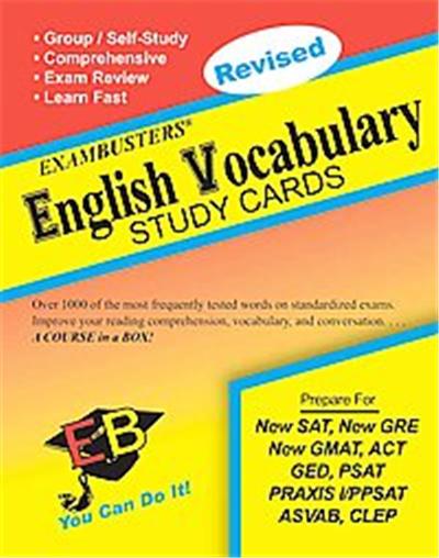 Exambusters English Vocabulary Study Cards