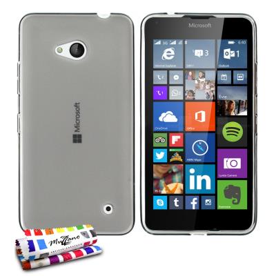 Coque Souple Ultra-Slim Le Glossy Hybrid Gris pour MICROSOFT LUMIA 640