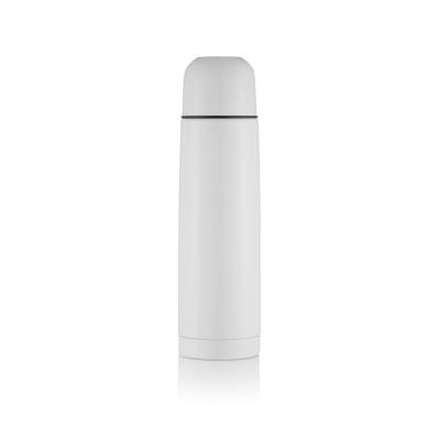 Bouteille thermos en acier inoxydable, blanc