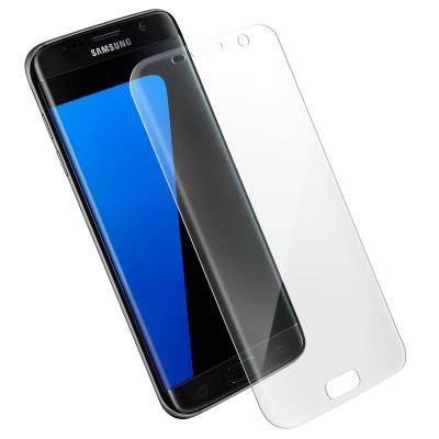 Film Verre Trempé anti-UV Samsung Galaxy S7 Edge - Transparent - Bords incurvés