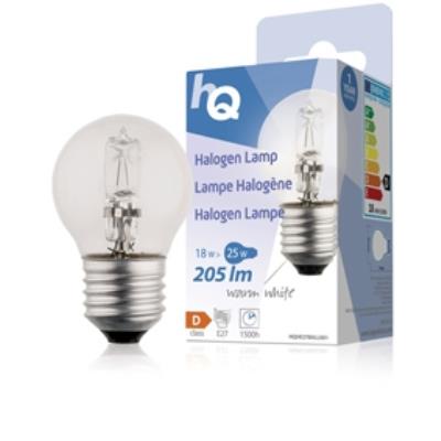 Halogen lamp ball e27 18 w 205 lm 2 800k hq