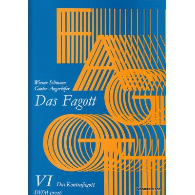 Partitions classique EDITION BREITKOPF SELTMANN W:ANGERHOFER G - DAS FAGOTT, BAND 6 - BASSOON Basson