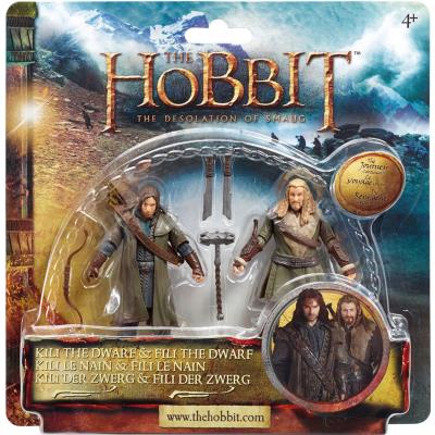 Vivid Imagin. - Le Hobbit - Smaug : Pack 2 figurines 10 cm : Kili & fili