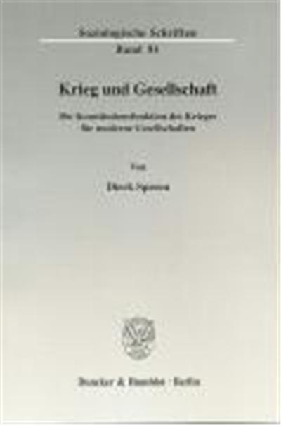 Krieg Und Gesellschaft