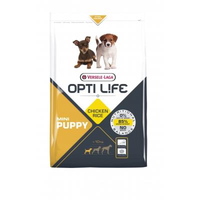 Comparer les prix de Opti Life Puppy Mini pour chiot 2 x 2,5 kg