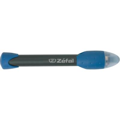 Zéfal - pompe multi-sport, multiples embouts avec raccord souple - noir bleu - taille unique